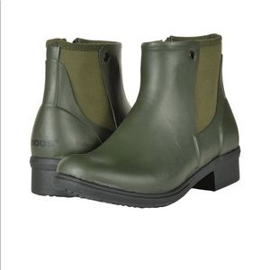 Bogs Auburn Rubber Boots - Olive Green